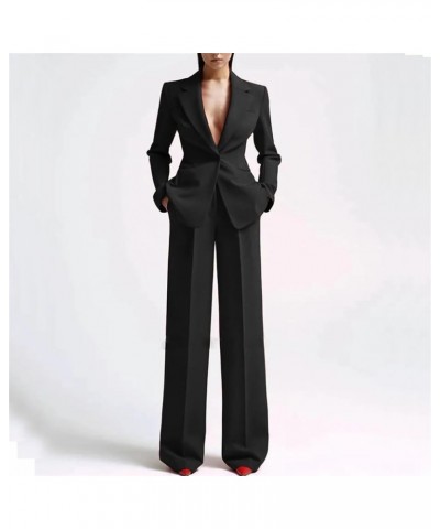 Formal Women Suits Office Slim Fit Ladies 2 Pcs Blazer Pants Set Lady Business Work Wear Party Dress White $48.14 Suits