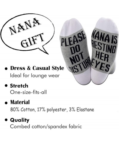 2 Pairs Nana Grandma Gift Best Nana Ever Gift Please Do Not Disturb Nana Is Resting Her Eyes Nana Resting Eyes $10.74 Activewear