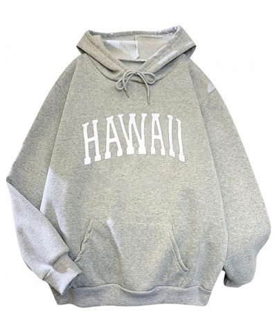 Hoodies for Women Pullover Basic Solid Long Sleeve Crewneck Sweatshirts Teen Girls Oversized Hooded Tops Shirts Z-05t-gray $7...