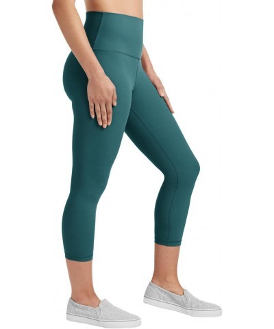 Ladies Zen Capri Legging (US, Alpha, XX-Large, Regular, Regular, Astro Teal) $12.87 Leggings