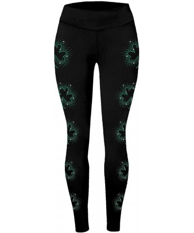 Womens St Patrick's Day Costume Women's St Day Leggings Irish Irish Sports Leggings with Soft and Slim Butt Lifts A-camouflag...