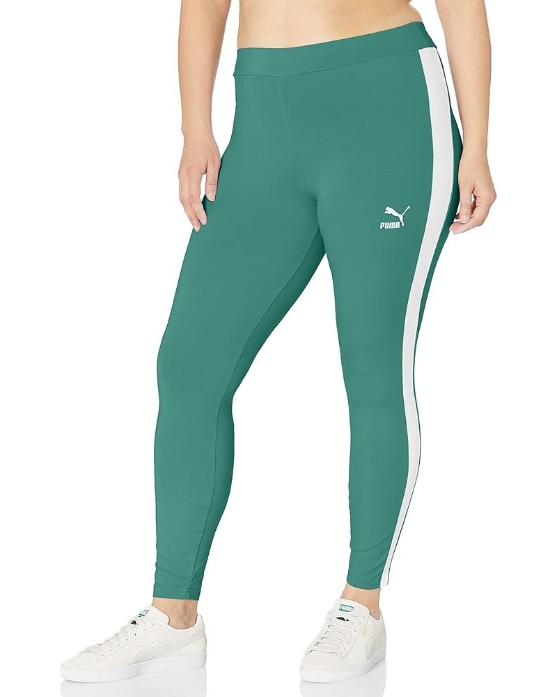 Womens Iconic T7 Mr Legging Plus Casual - Green Blue Spruce 1.0 $11.77 Leggings