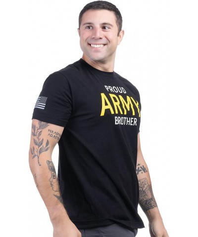 Proud Army Family | Licensed U.S. Military Infantry Armor Artillery Tee Shirt (T-Shirt) for Men Women Brother $10.79 Tees