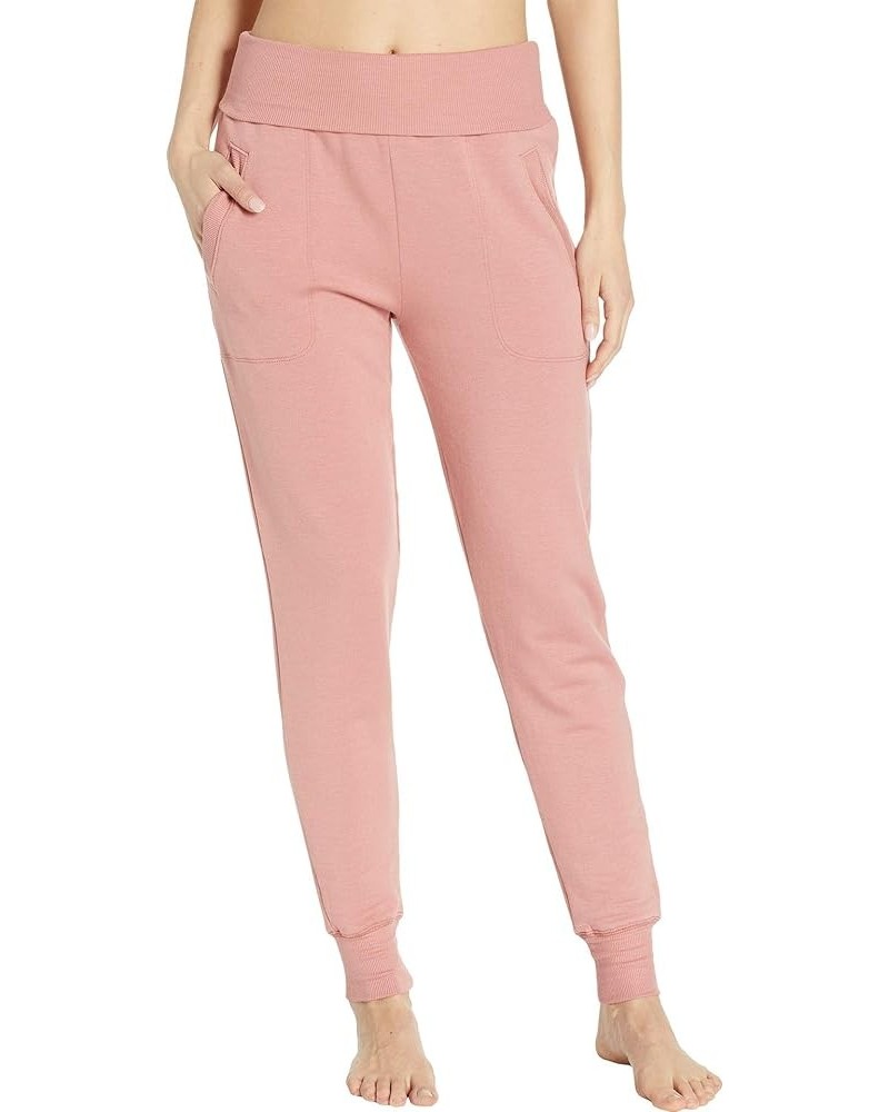 Women's Cozy Fleece Sweatpants Pink Lei $37.92 Activewear