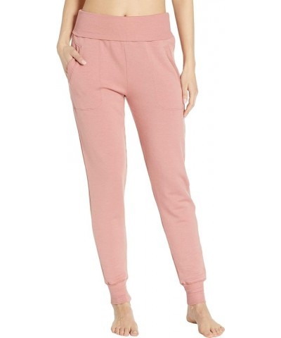 Women's Cozy Fleece Sweatpants Pink Lei $37.92 Activewear