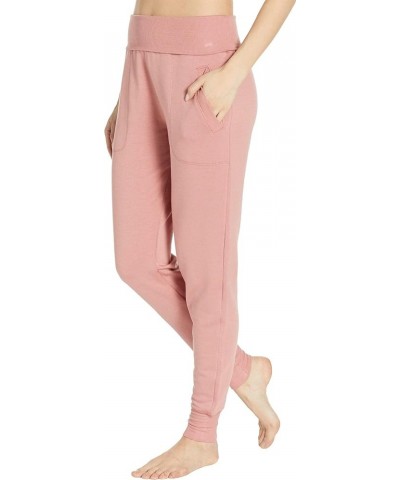 Women's Cozy Fleece Sweatpants Pink Lei $37.92 Activewear