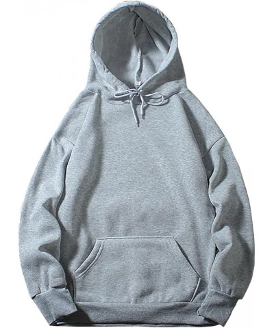 Hoodies for Women Oversized Hooded Plain Sweatshirt Loose Fit Pullover Long Sleeve Shirts Casual Tops Fall Clothes D-gray $8....