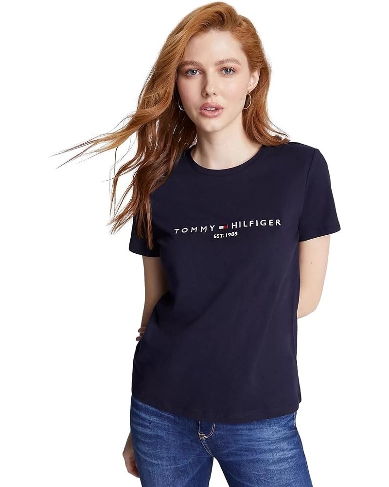 Women's Performance Cotton T-Shirt – Lightweight Graphic Tees Embroidered Logo Desert Sky Navy. $13.75 Tees