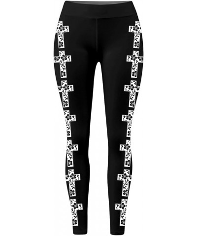 Christmas Leggings for Women 2023, Women's Leggings Red Wine Glass Printed Soft Tights Yoga Pants Holiday Leggings Zbb1-black...