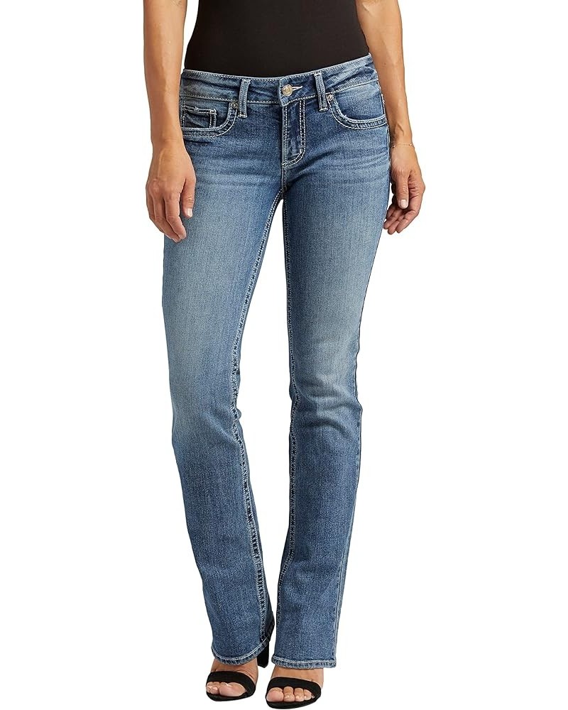 Women's Britt Low Rise Curvy Fit Slim Bootcut Jeans Med Wash Ekc320 $32.98 Jeans