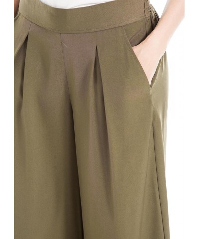 Women's Soft Twill Cropped Pant Army $13.26 Pants