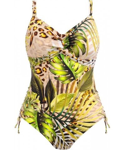 Women's Kabini Oasis Twist Front Underwire Adjustable Leg Swimsuit (502131) Multi $34.83 Swimsuits