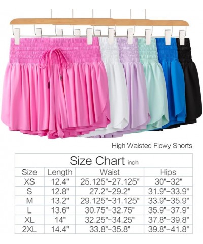 Flowy Athletic Shorts for Women High Waisted Gym Yoga Workout Running Tennis Skirt Skort Cute Clothes Casual Summer Lavender ...