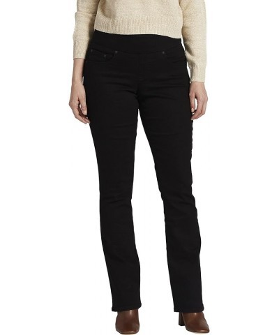 Women's Paley Mid Rise Bootcut Pull-on Jeans Black Void $27.51 Jeans