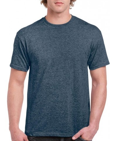 Men's Heavy Taped Neck Comfort Jersey T-Shirt Heather Navy $8.96 Others