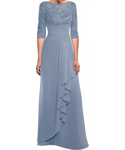 Wedding Guest Dresses Lace for Women Long Mother of The Bride Chiffon Formal Evening Gowns Lavender $24.40 Dresses