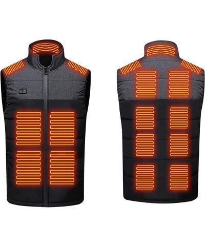 Heated Vest for Women Men 2023 Lightweight Heated Jacket USB Rechargeable Heating Clothes (Battery Not Included) A07-black-15...