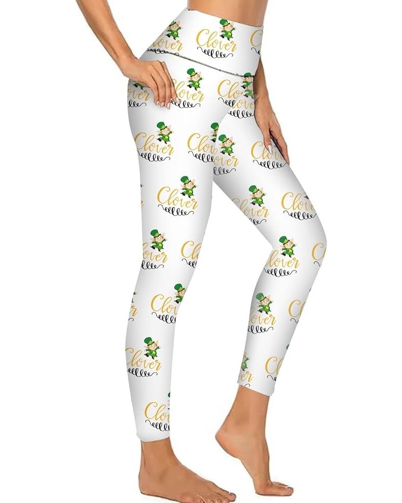 Womens St Patrick's Day Costume Women's St Day Leggings Irish Irish Sports Leggings with Soft and Slim Butt Lifts B-bronze $4...