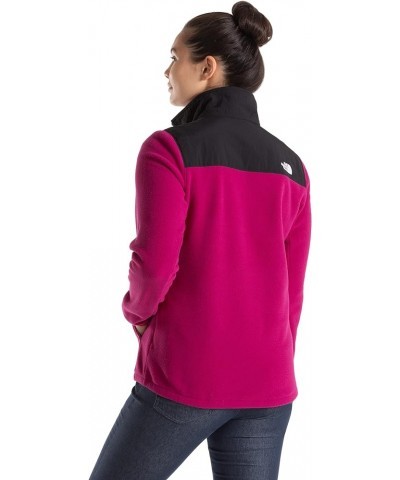 Women's Candescent Quarter Zip Sweatshirt Dramatic Plum/Tnf Black $26.98 Activewear