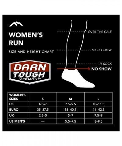 Darn Tough Women's Run No Show Tab Ultra-Lightweight Running Sock (Style 1047) - Lavender $9.64 Activewear