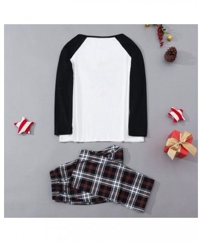 Womens Pajama Sets Christmas Dad Letter Plaid Print Top Pants Family Clothes Pajamas Infant Christmas Pajamas 37-a-n $10.82 S...