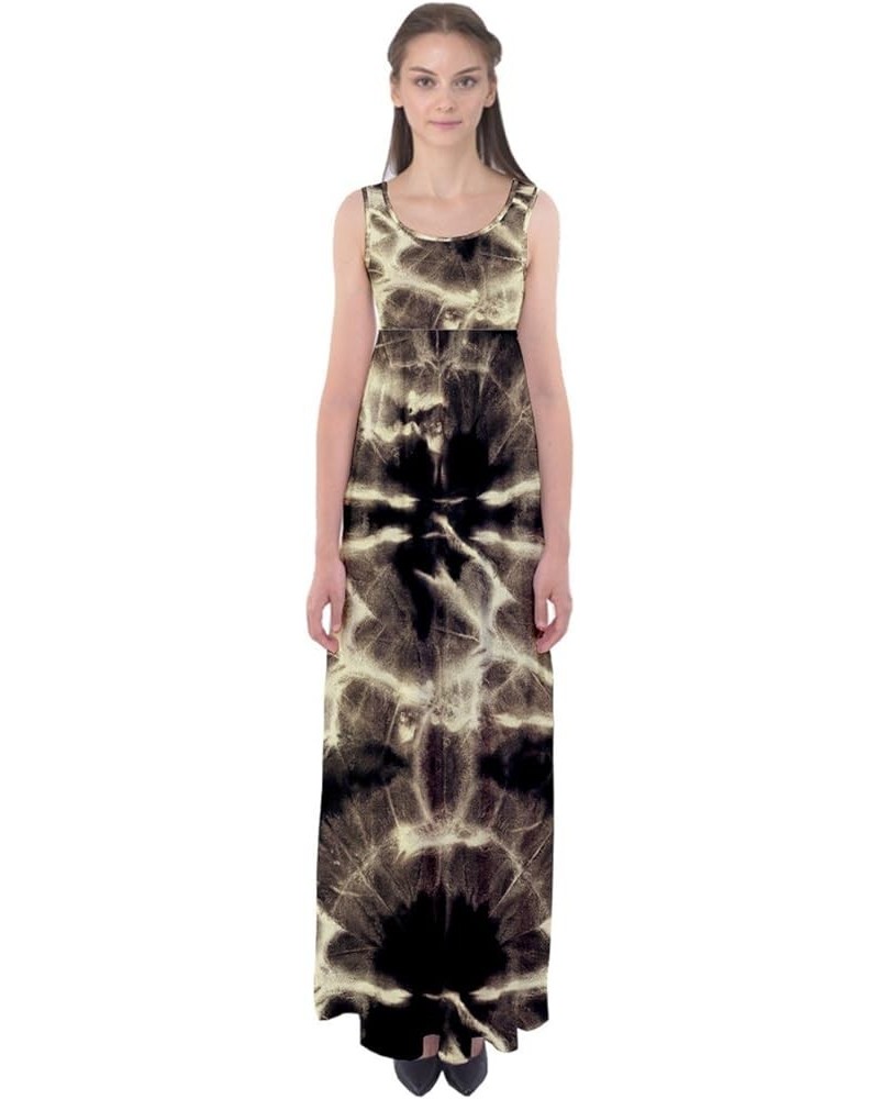 Womens Casual Long Dress Tie Dye Watercolor Boho Summer Empire Waist Maxi Dress, XS-5XL Beige Tie Dye $12.30 Dresses