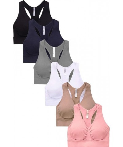 Women's 6pk Sports Bras Essentials $13.74 Lingerie