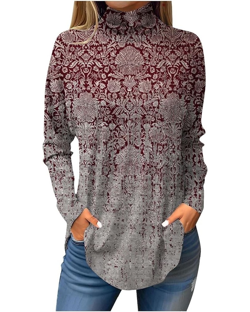 Fall Sweaters for Women Trendy Chunky Knit Open Front Cardigan Button Down Long Sleeve Shirt Loose Plus Size Tops H-wine $10....