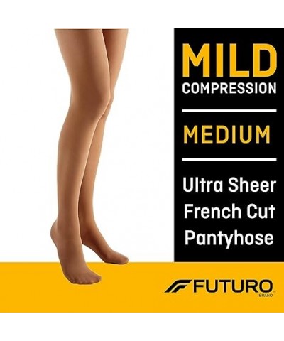 Pantyhose for Women, Medium, Mild Compression, 8-15 mm/Hg, Helps Improve Circulation to Help Minimize Swelling Mild Medium $9...