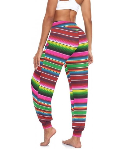 Women's Yoga Pants Comfy Workout Sweatpants Harem Pants with Pleated Waistband Harem Pants Multi $10.56 Activewear