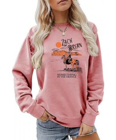 Country Music Hoodie Sweatshirt for Women Vintage Concert Sweatshirt Retro Music Pullovers Long Sleeve Hooded Tops Z1-rose Go...