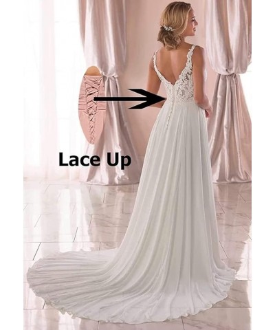 Women's Lace Mermaid Wedding Dresses for Bride 2024 Bridal Gowns Beach Bridal Dress for Wedding Gowns Style2-ivory $61.24 Dre...