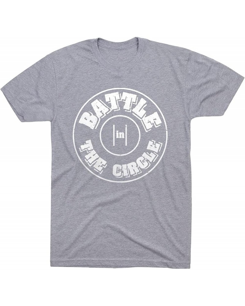 Wrestling Battle in Circle Short Sleeve T-Shirt | Wrestling Tee | Youth and Adult Sizes Youth Gray $18.14 Tops