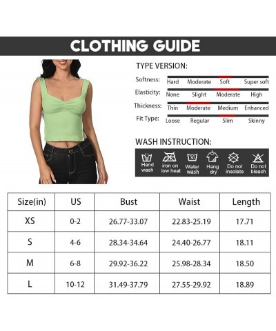 Women's Sleeveless Strappy Tank Top Ruched Sweetheart Neck Double Layer Slit Side Pleated Crop Top Going Out Y2k Camisole Gre...