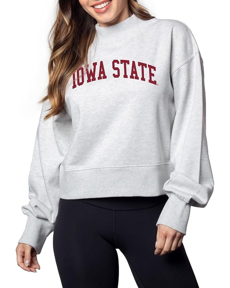 Women's Haily Sweatshirt Iowa State Cyclones Ash Grey $11.99 Activewear