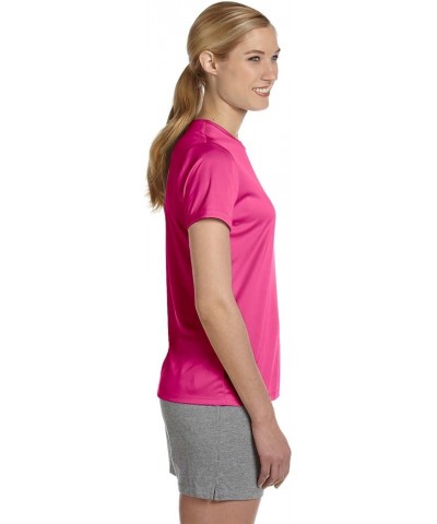 womens Cool Dri Short Sleeve Performance Tee 2pk,wow Pink $12.26 Activewear