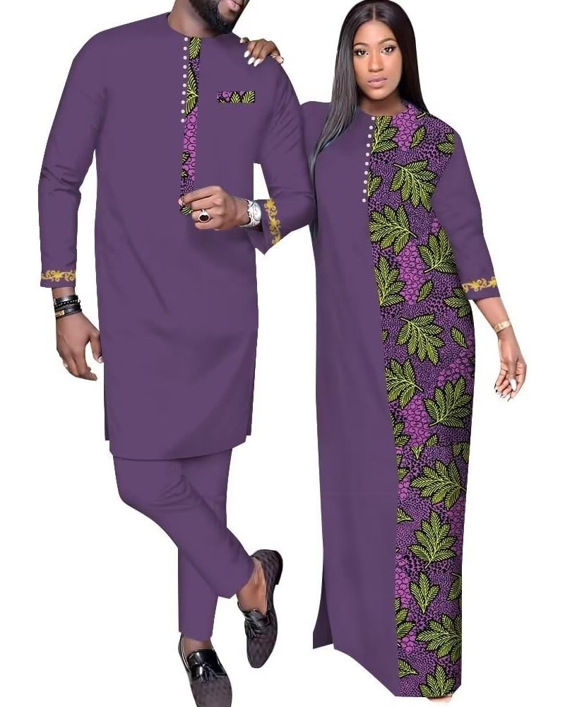 African Couples Clothes Patchwork African Clothing for Men and African Dresses for Women Dashiki Lover Outfits Mens Un-1 $24....