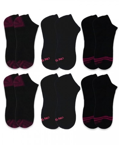 Women's Performance Low-Cut Socks (6 Pair) Maroon Lovers $9.43 Activewear