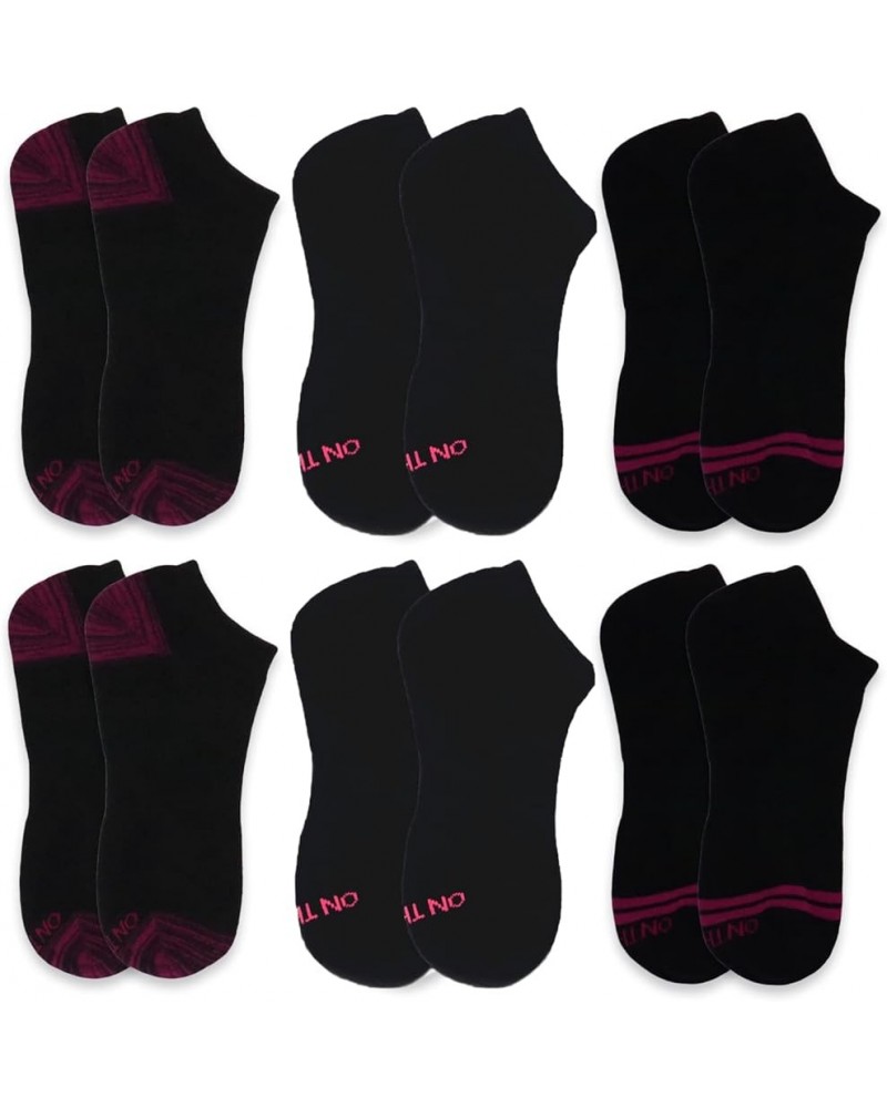 Women's Performance Low-Cut Socks (6 Pair) Maroon Lovers $9.43 Activewear