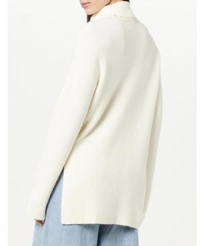 Women's Camilla Drop Shoulder Turtleneck Whisper White $22.08 Sweaters