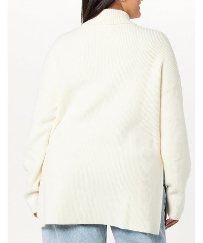 Women's Camilla Drop Shoulder Turtleneck Whisper White $22.08 Sweaters