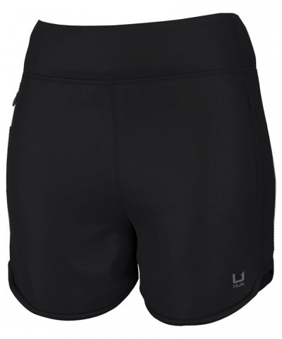 Cedros, Quick-Dry Performance Fishing Shorts for Women Solid - Black $25.64 Activewear