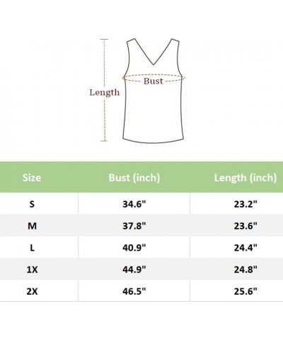 Womens Silk Satin Tank Tops Summer Tank Shirt V-Neck Sleeveless Blouse Camisole Round Neck - Green $13.74 Tanks