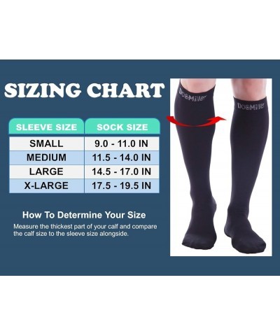 Compression Socks for Women and Men, 20-30mmHg Compression Socks Men for Varicose Veins and Improved Circulation, 1 Pair XX-L...