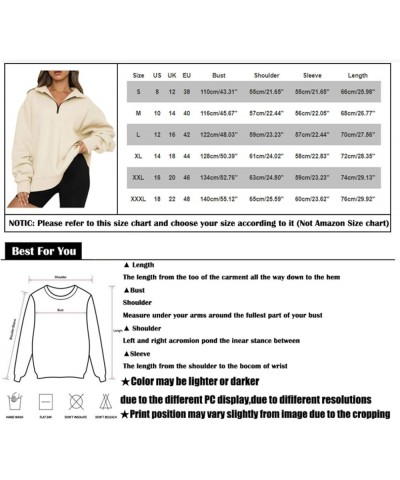 Women Sweatshirts with Zipper Oversized Lapel Collar Quarter Zip Pullover rendy Fall Clothes Cute Sweatshirts Grey $6.74 Hood...