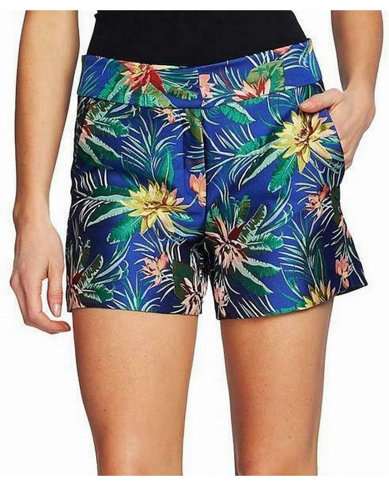 Women's Embroidered Floral Jacquard Shorts $13.16 Shorts