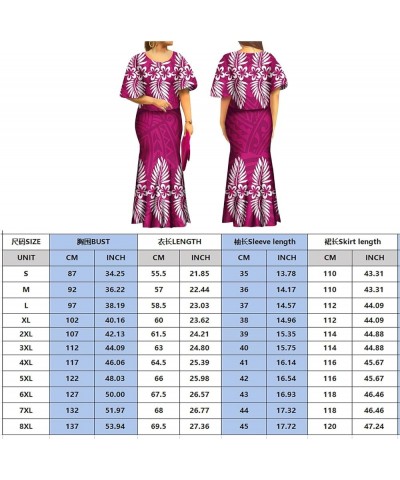 Samoan Puletasi Set Butterfly Sleeve Tops Two Piece Set Outfits Plus Size Women Dresses Polynesian Women Dress Ekswmcmpxxdt $...