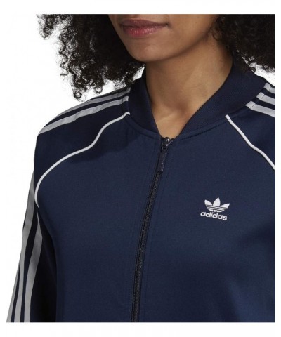 Women's Superstar Primeblue Track Top Collegiate Navy/White $40.80 Jackets