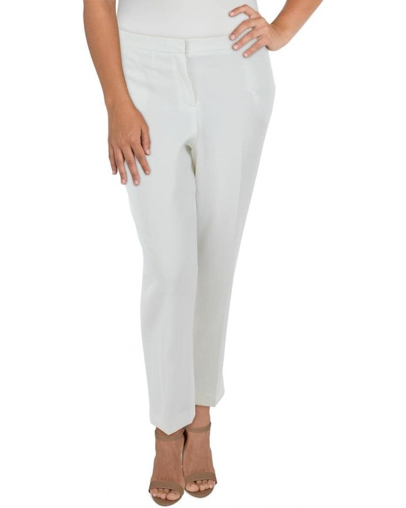 Womens Knit Office Dress Pants Ivory 6 $16.49 Pants