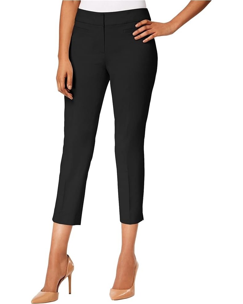 Womens Skinny Stretch Cropped Pants Black $15.40 Pants